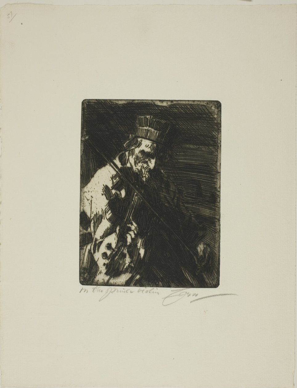 Dorfgeiger von Anders Leonard Zorn