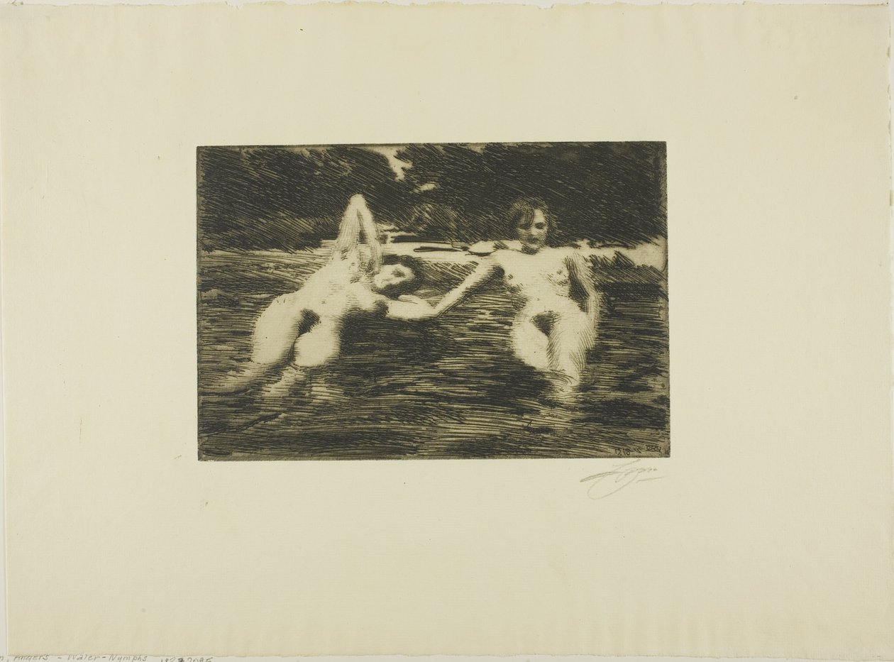 Wassernymphen von Anders Leonard Zorn