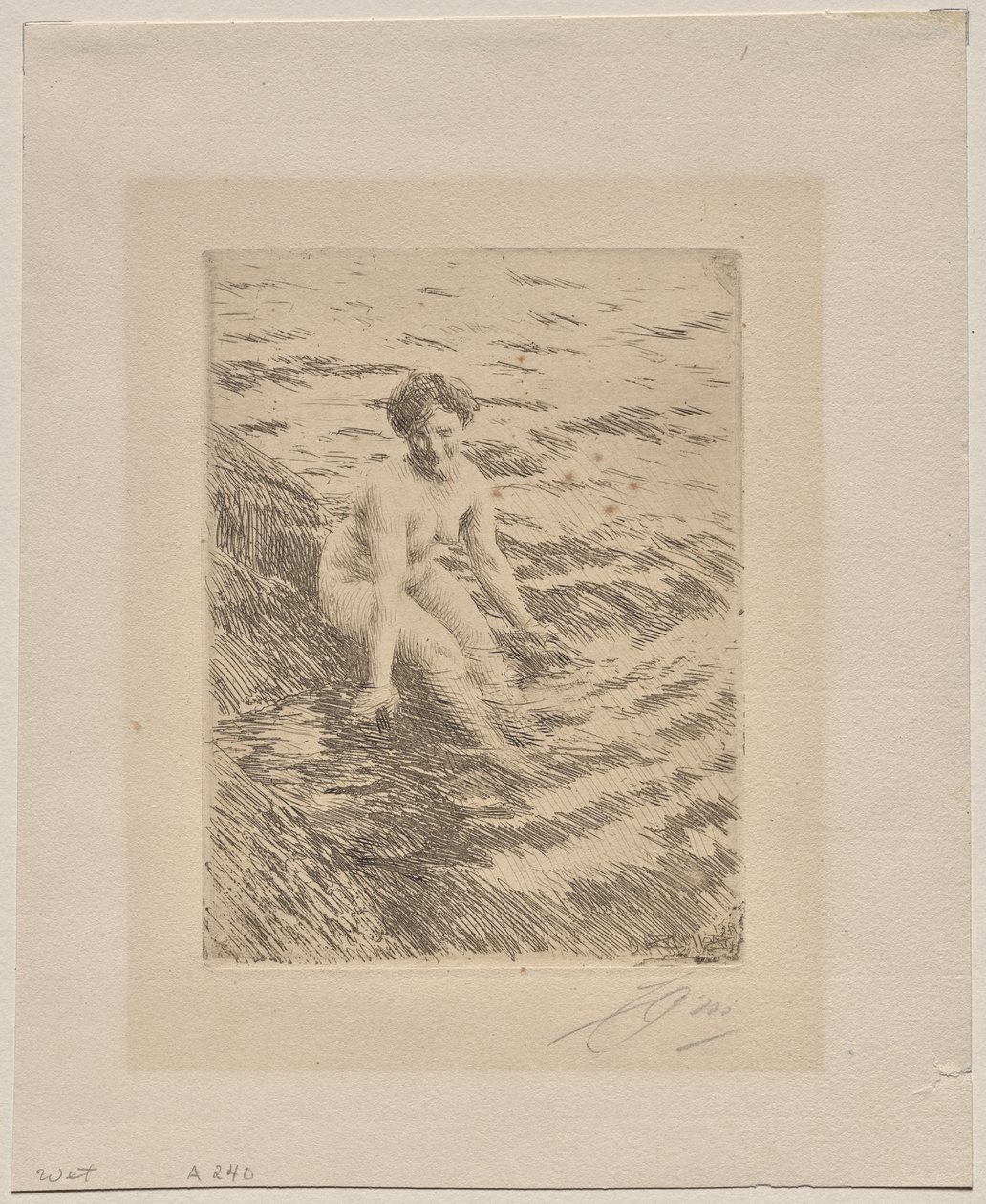 Nass von Anders Leonard Zorn