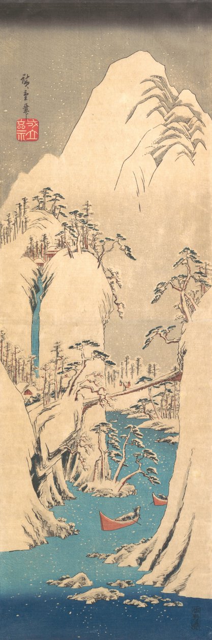 Schneeschlucht von Ando Hiroshige