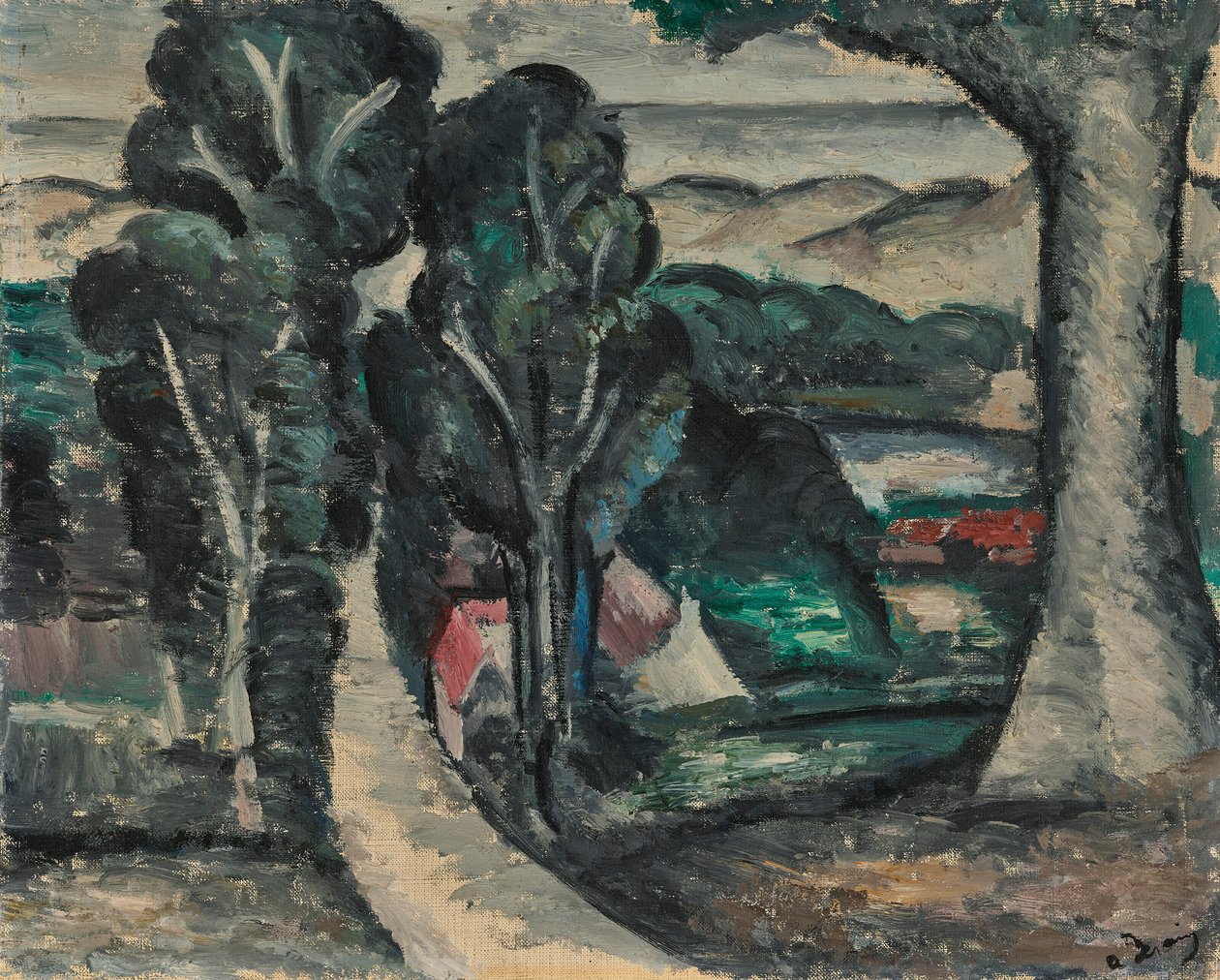 Landschaft von Camiers (Pas-de-Calais) von Andre Derain