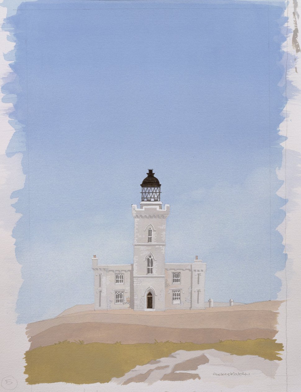 Leuchtturm der Isle of May, Fife, Schottland von Andras Kaldor