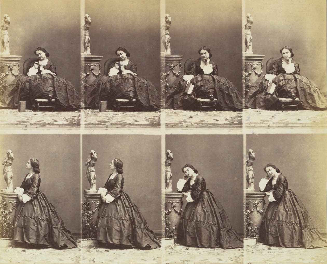 Berthe, 1862 von Andre Adolphe Eugene Disderi