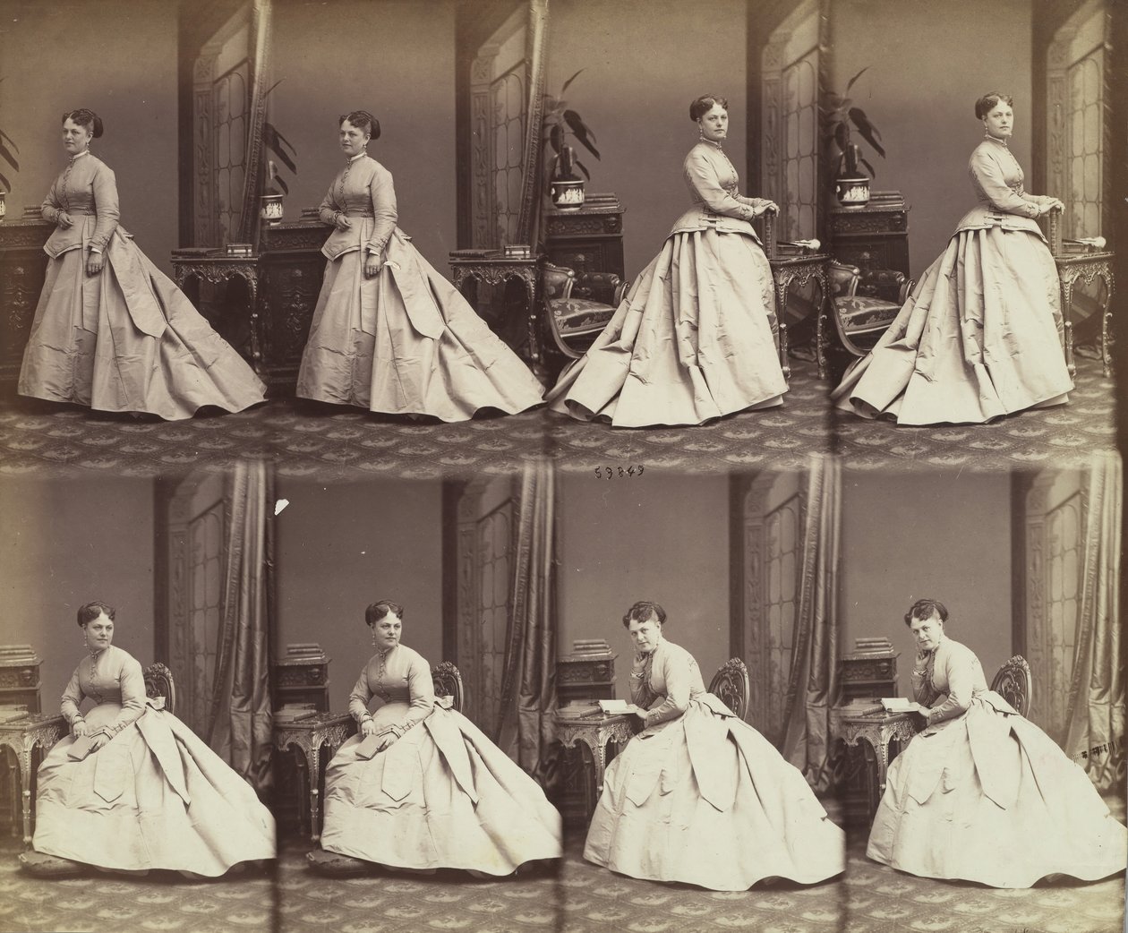 Esther David, 1866 von Andre Adolphe Eugene Disderi