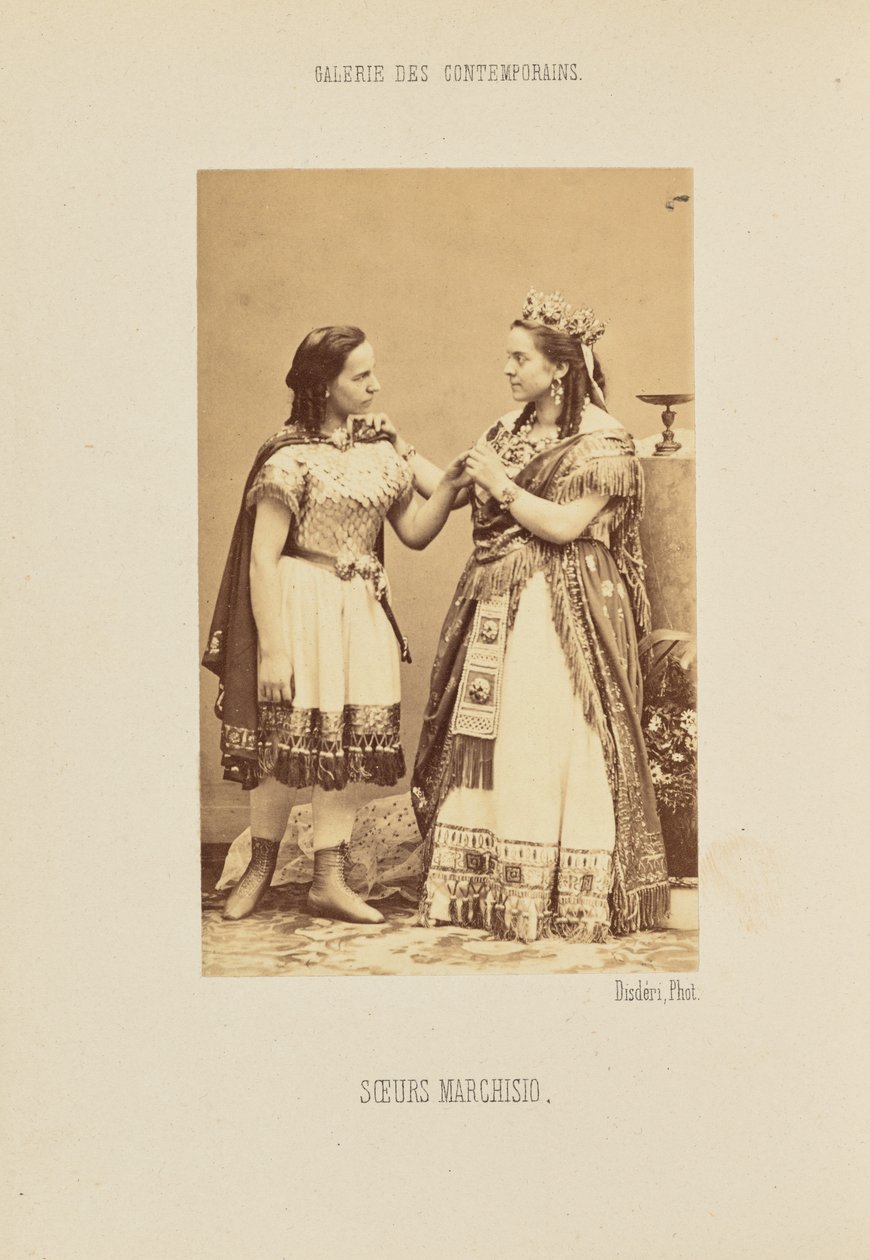 Schwestern Marchisio von Andre Adolphe Eugene Disderi