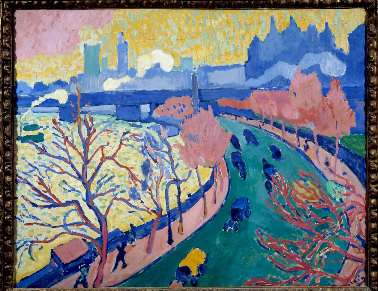 Charing Cross Brücke, London von Andre Derain