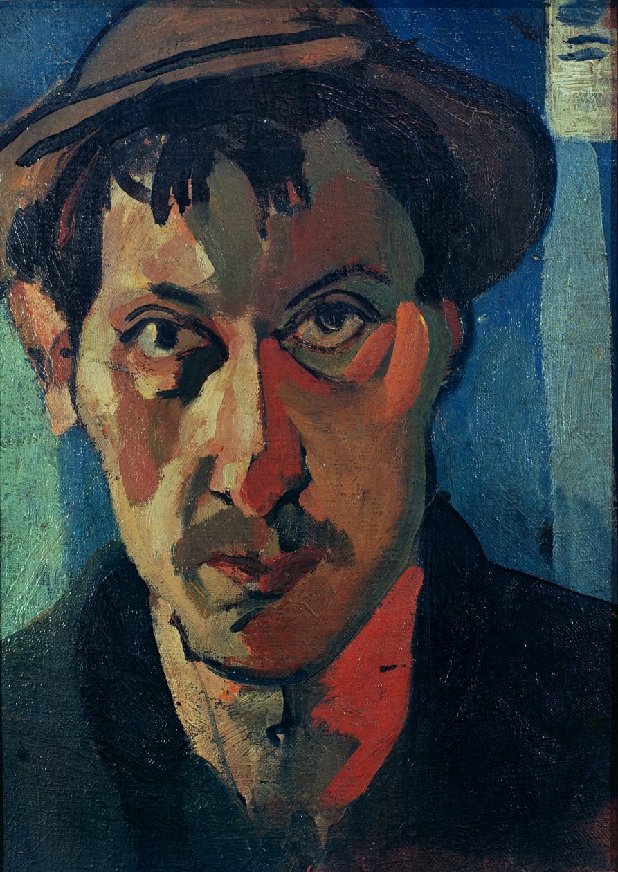 Selbstporträt mit einem Schlapphut von Andre Derain
