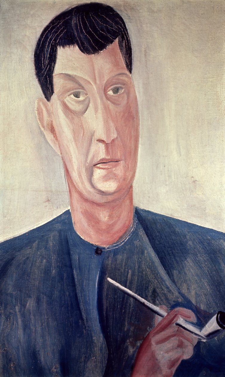 Selbstporträt mit Pfeife von Andre Derain