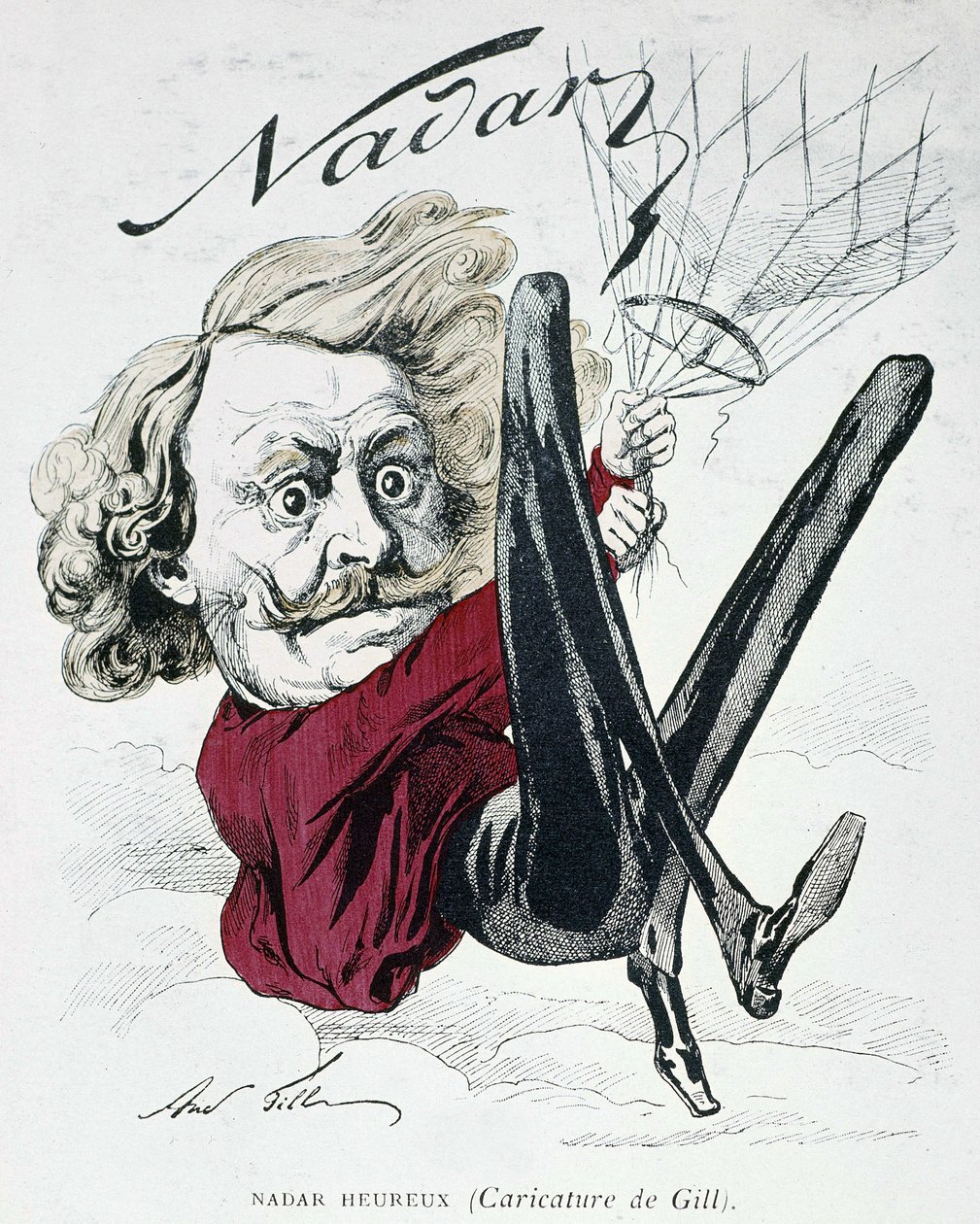 Karikatur Nadar von Gill von Andre Gill