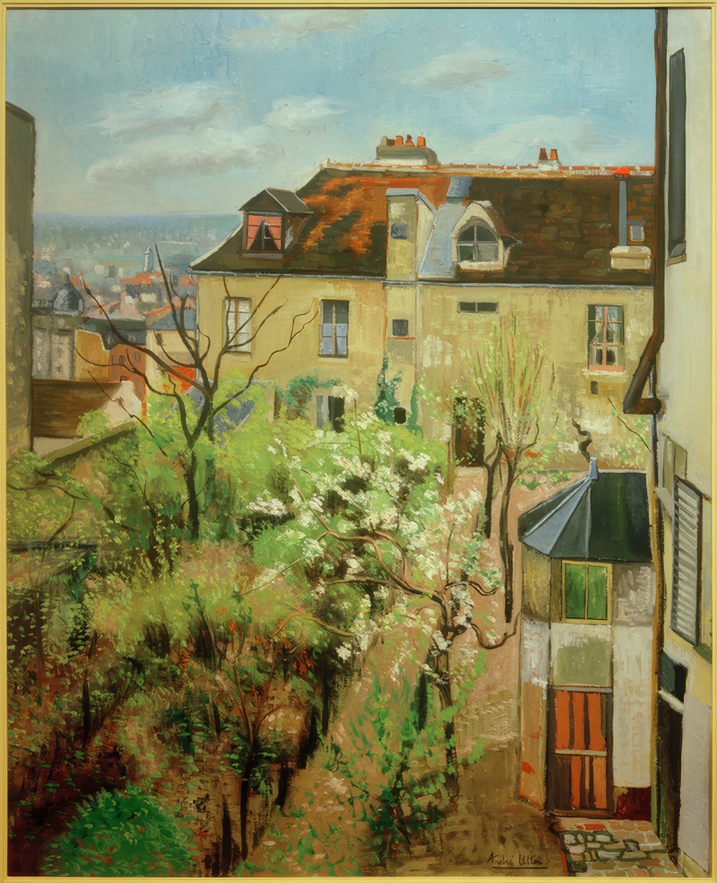 Der Garten des Hauses von Utrillo von Andre Utter