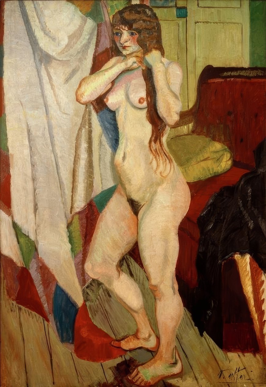 Suzanne Valadon kämmt sich von Andre Utter