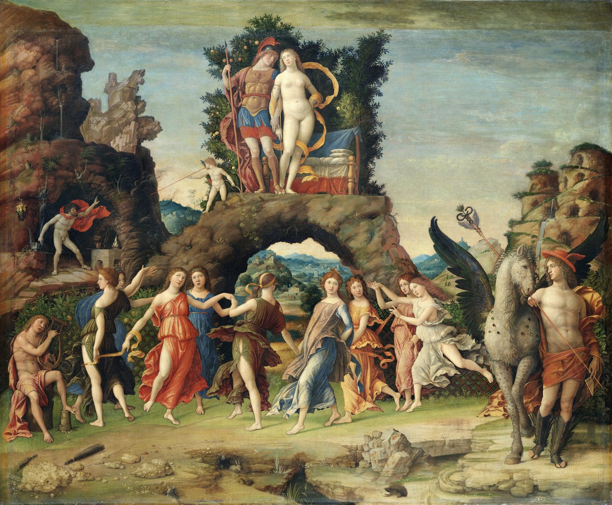 Parnass von Andrea Mantegna