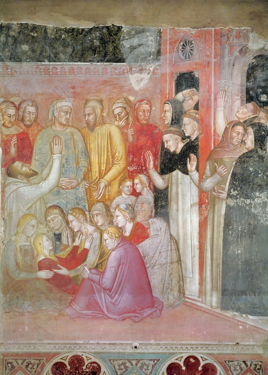 Ein Wunder des Heiligen Peter Martyr, ca. 1365-67 von Andrea di Bonaiuto