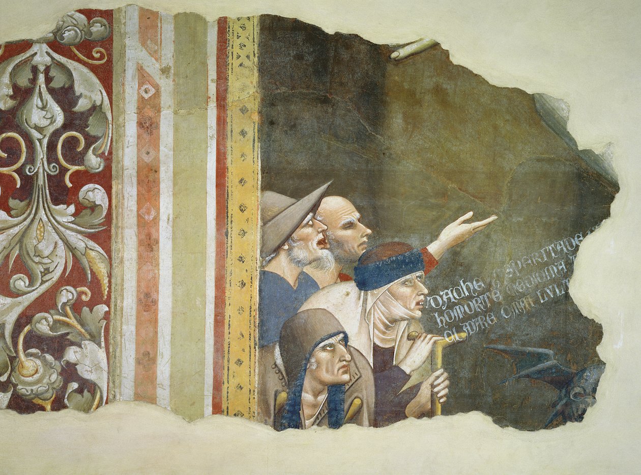 Der Triumph des Todes, Fragment, das Bettler darstellt, 1348 von Andrea di Cione Orcagna