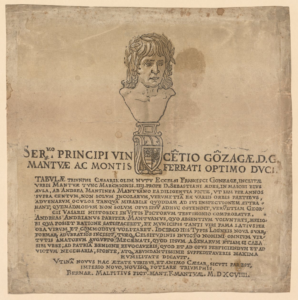 Der Triumph von Julius Caesar von Andrea Andreani