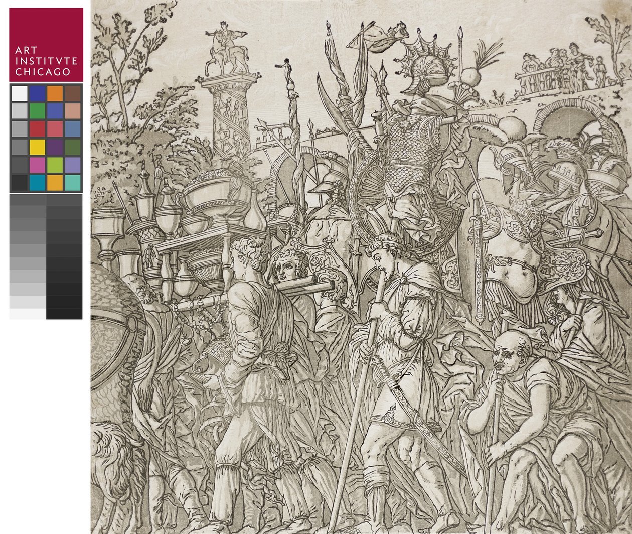 Triumph des Caesar, 1599 von Andrea Andreani