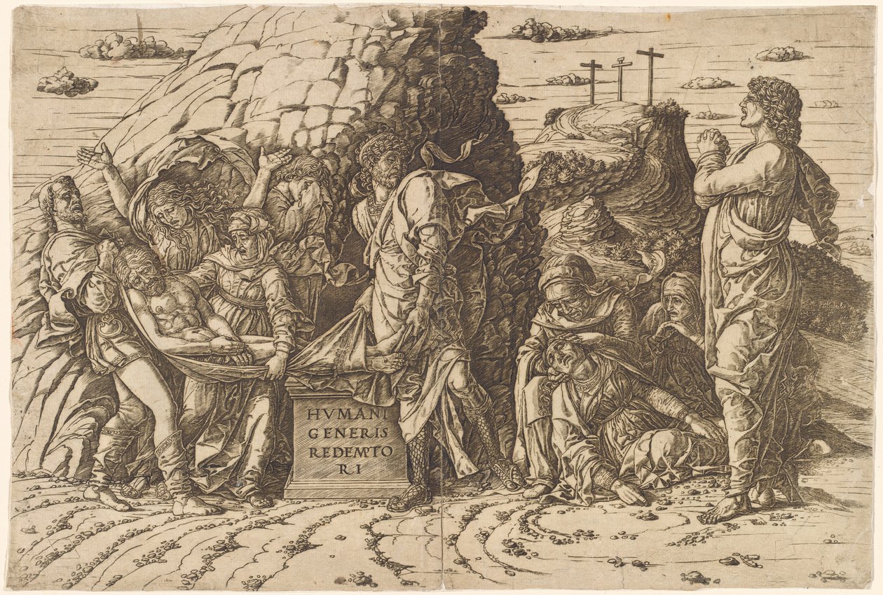 Die Grablegung von Andrea Mantegna