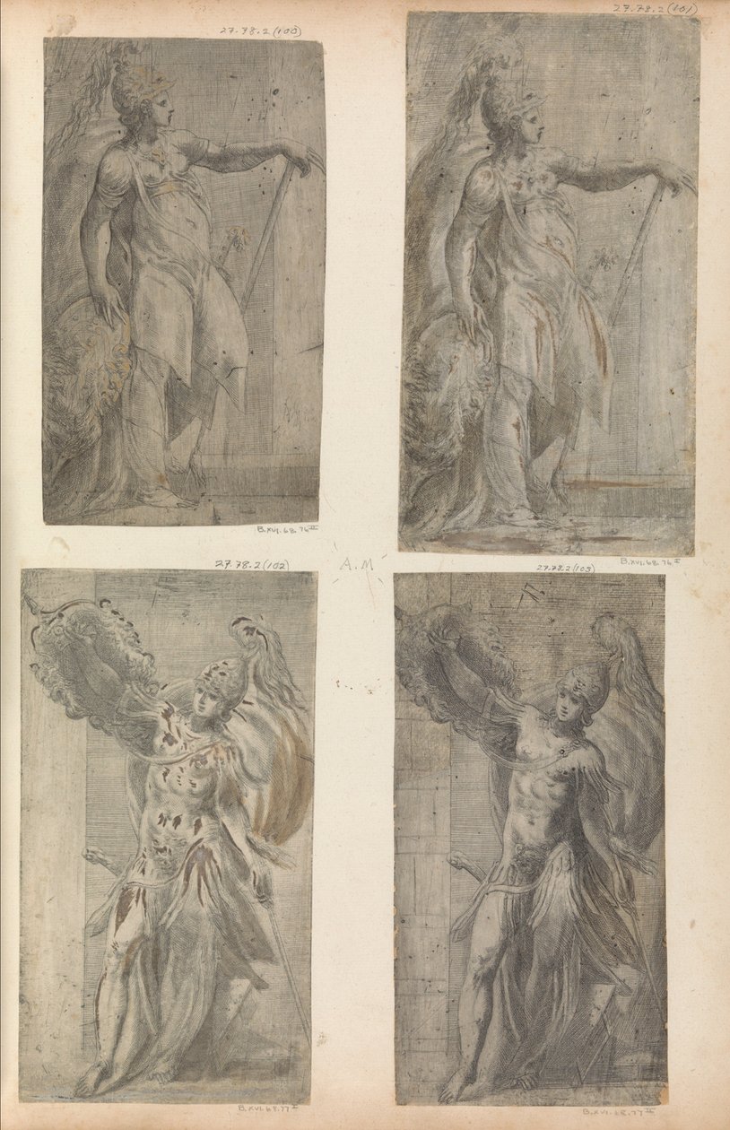 Bellona, ca. 1546-52 von Andrea Schiavone