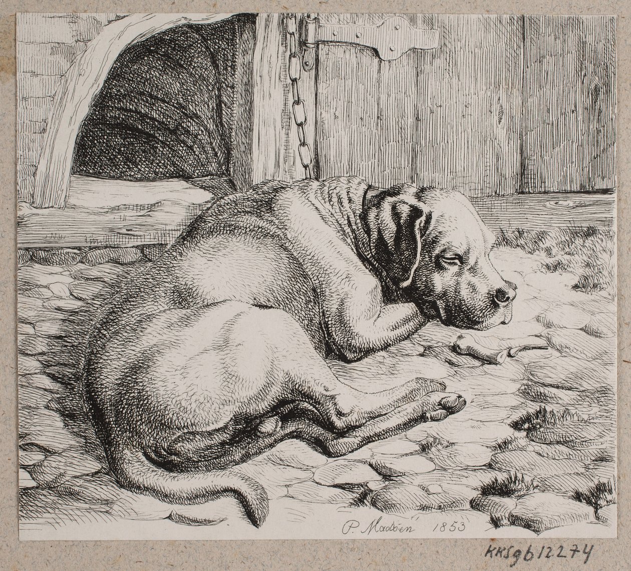 Ein schlafender Kettenhund von Andreas Peter Madsen