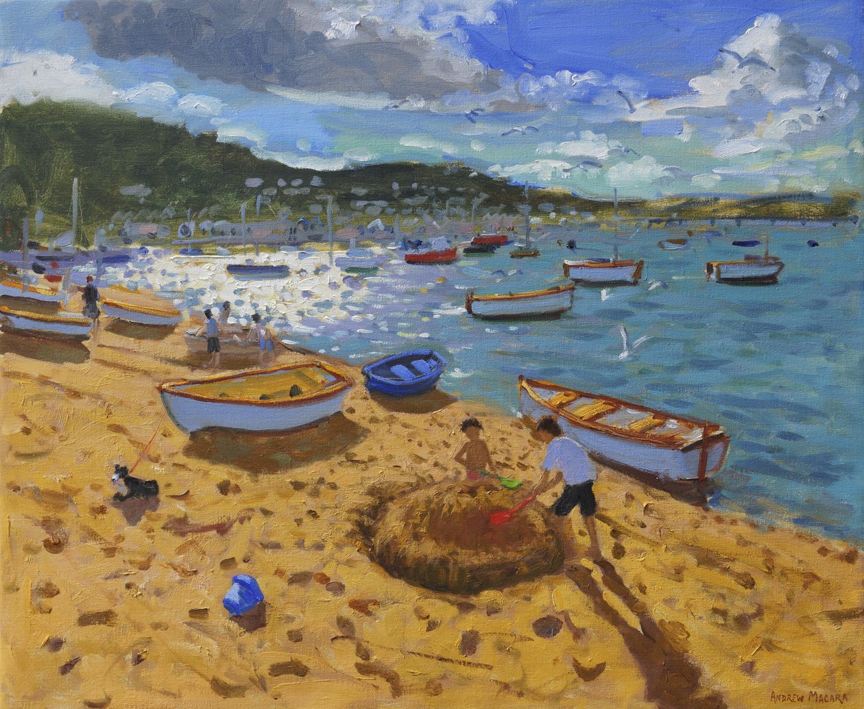 Große Sandburg, Teignmouth, 2013 von Andrew Macara