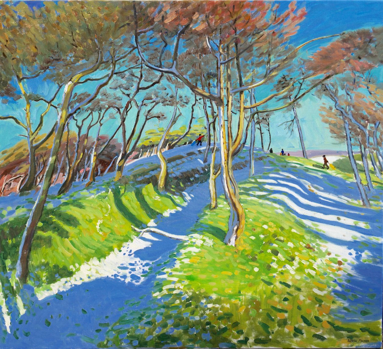Letzter Schnee, Ladmanlow, 2015 von Andrew Macara