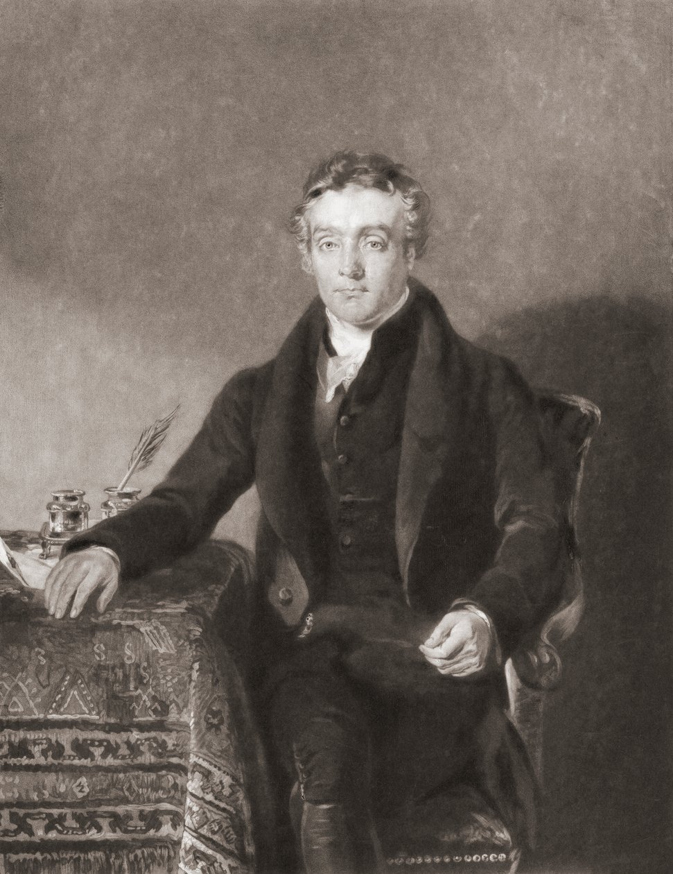 Thomas Chalmers. Porträt von Andrew (after) Geddes