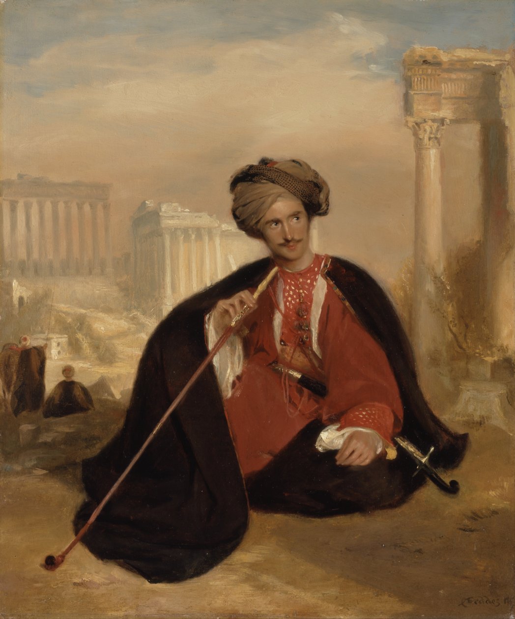 Charles Lenox Cumming-Bruce in türkischer Tracht von Andrew Geddes