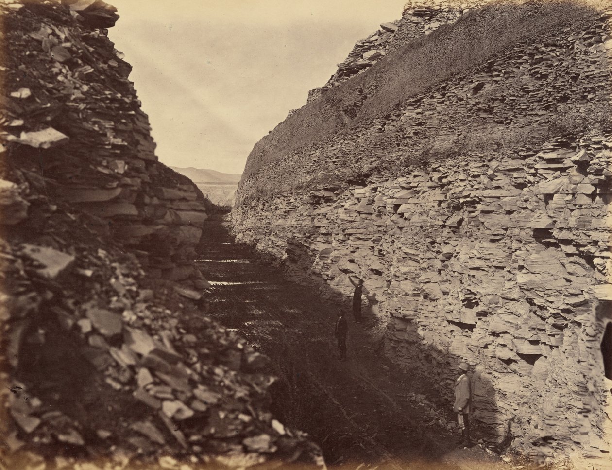 Tafel 22. Burning Rock Cut von Andrew Joseph Russell