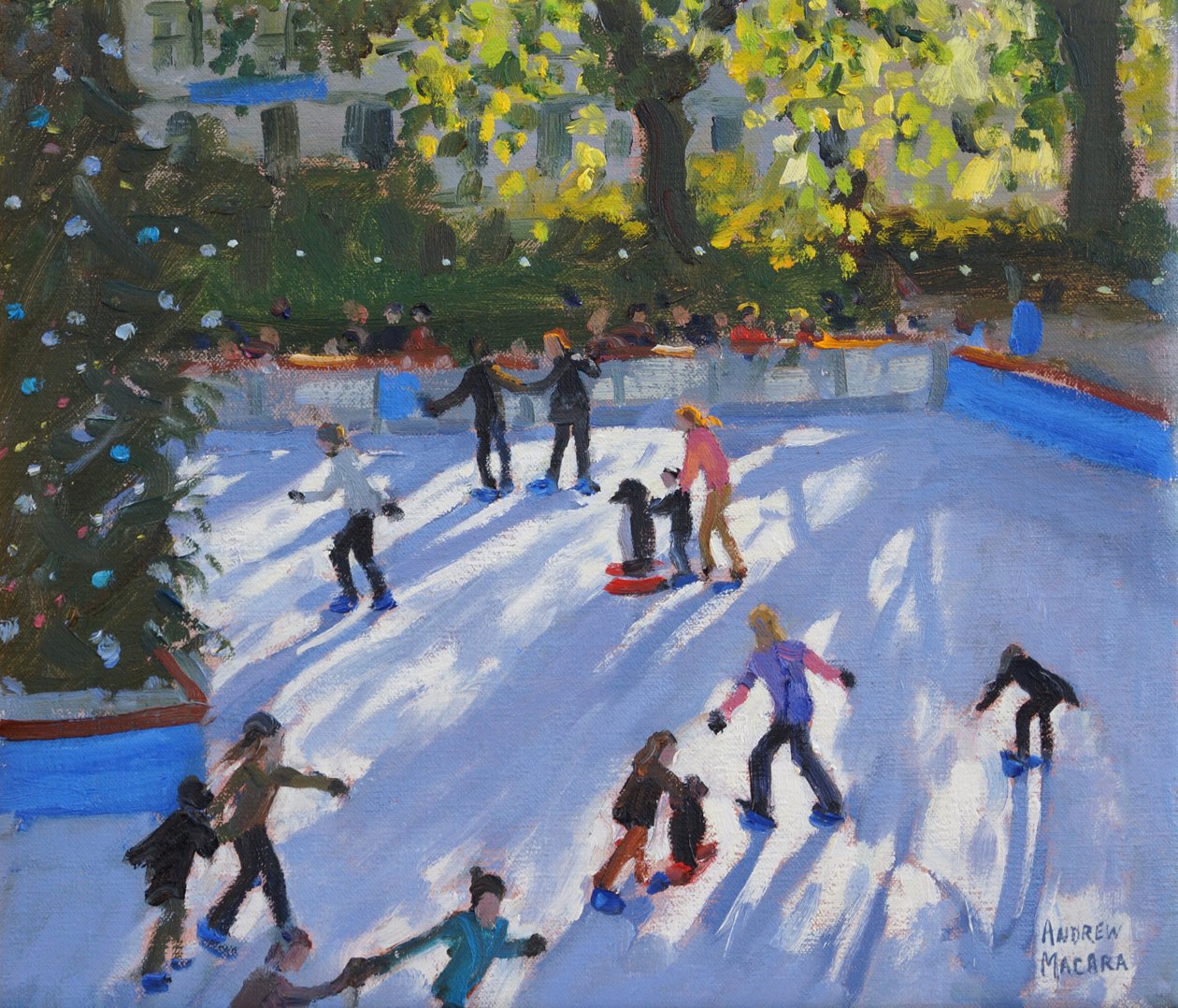 Eislaufen, Naturhistorisches Museum, 2014 von Andrew Macara