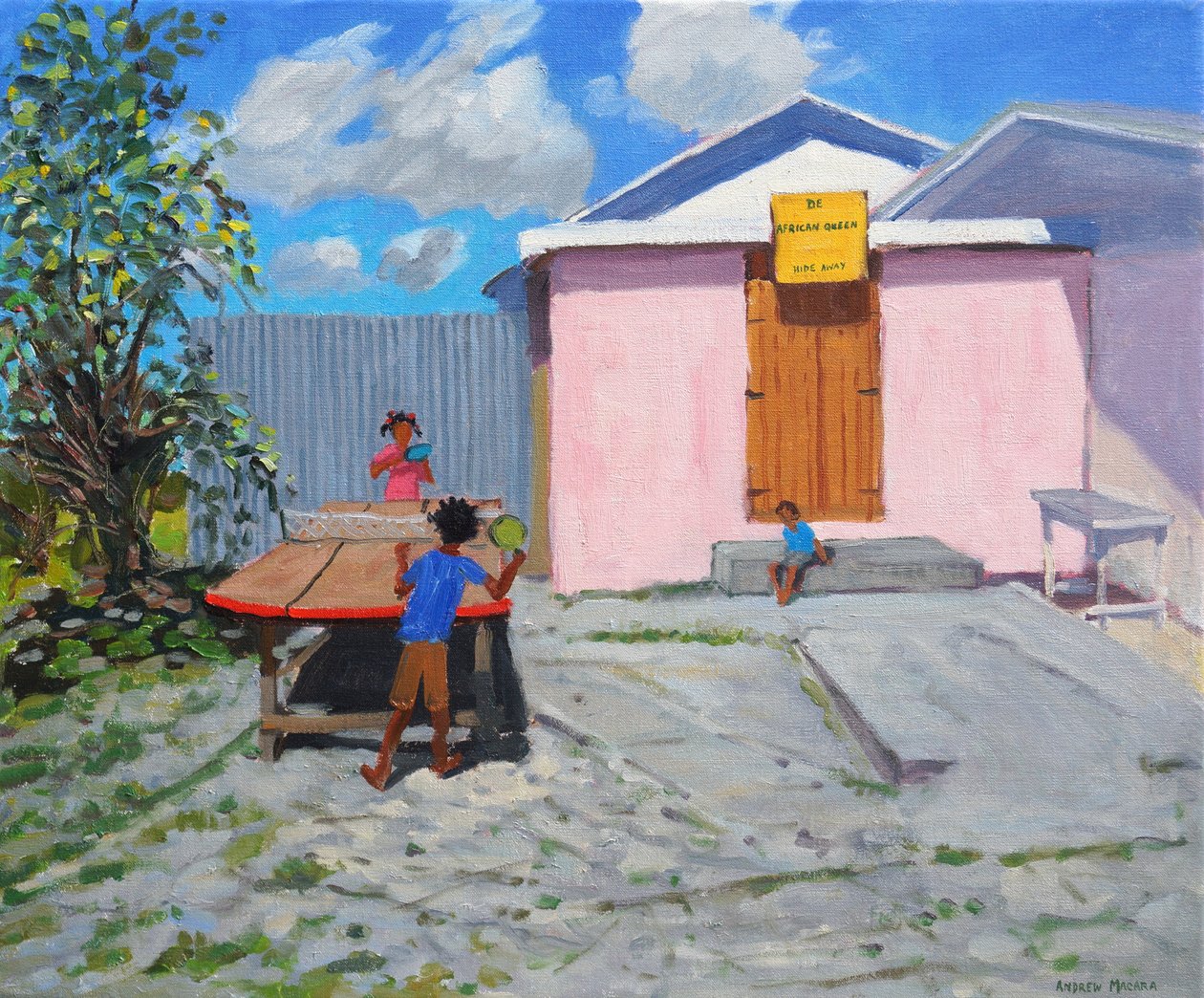 Ping Pong, De African Queen Hideaway, Barbados, 2012 von Andrew Macara