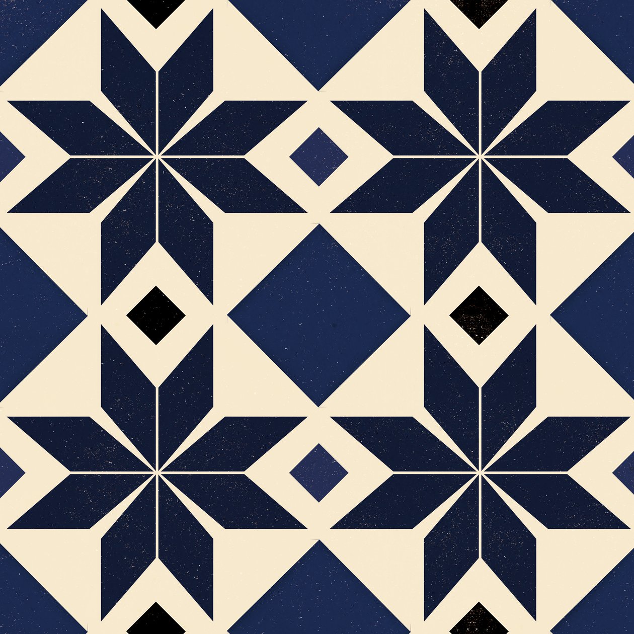 Blaue spanische Fliese, 2018 von Andrew Watson