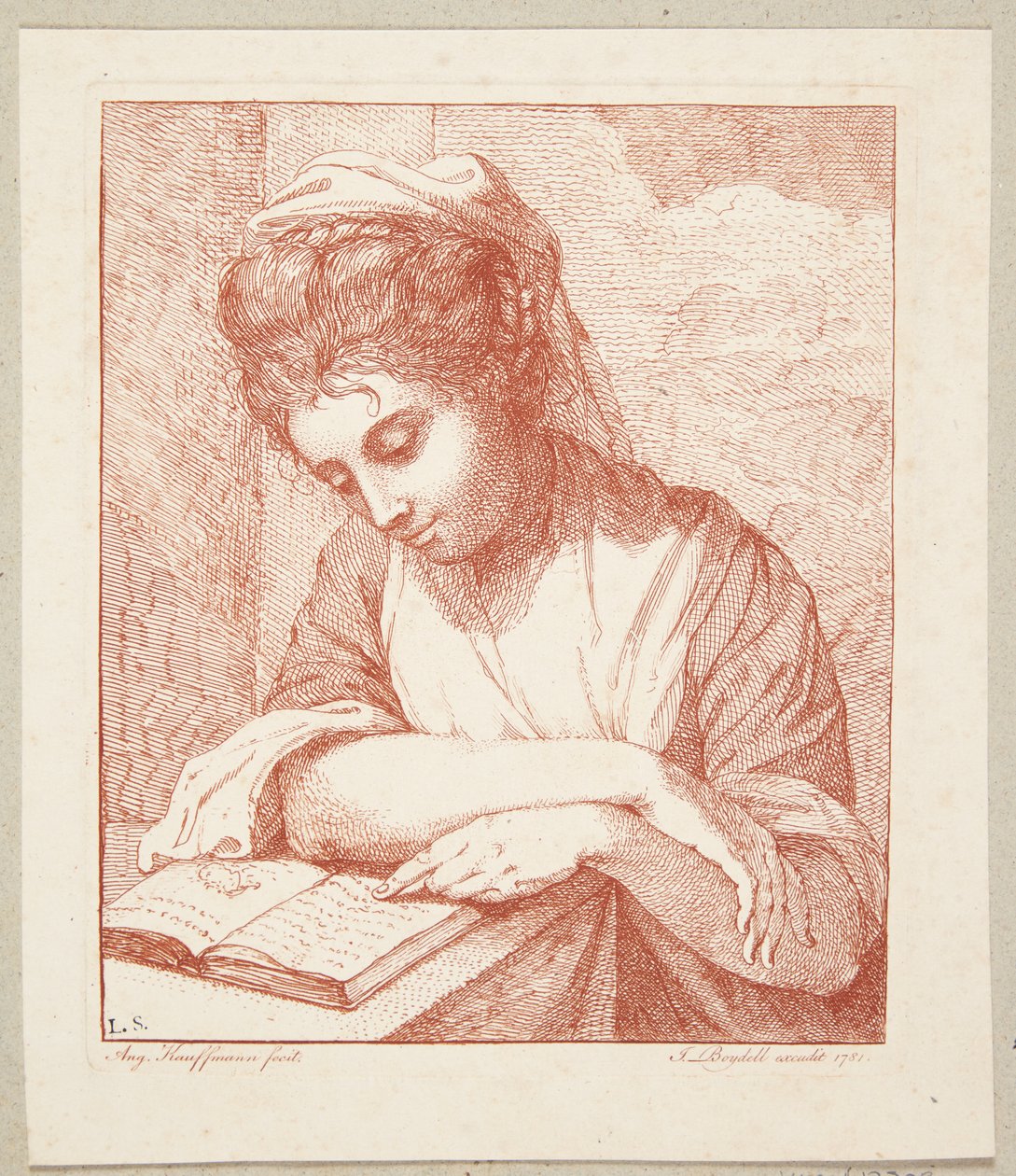 Das lesende Mädchen von Angelica Kauffmann