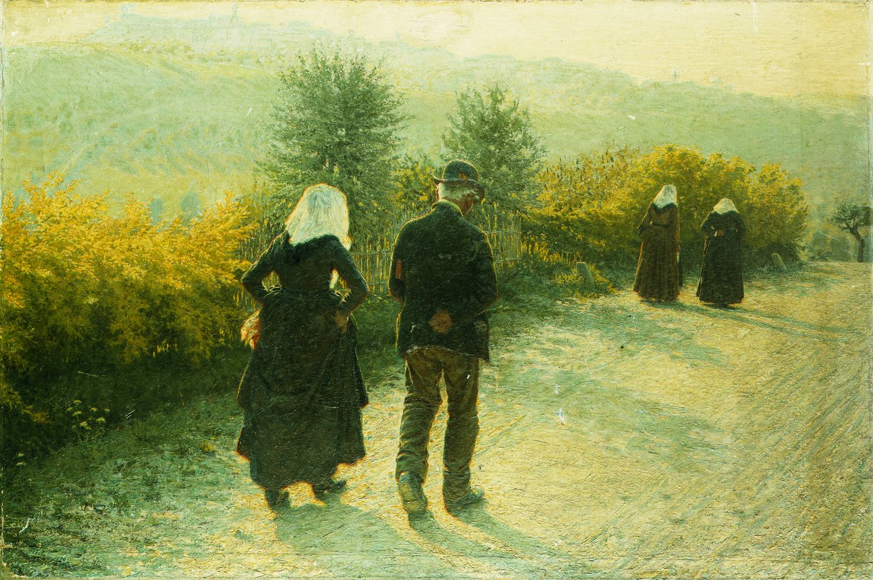 Alla Domenicale, 1890 von Angelo Morbelli