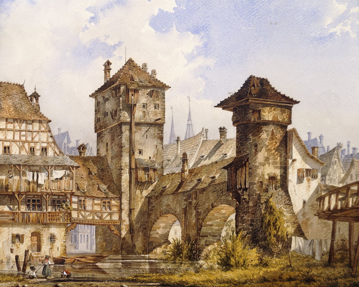 Eine Ansicht von Nürnberg von Angelo Quaglio