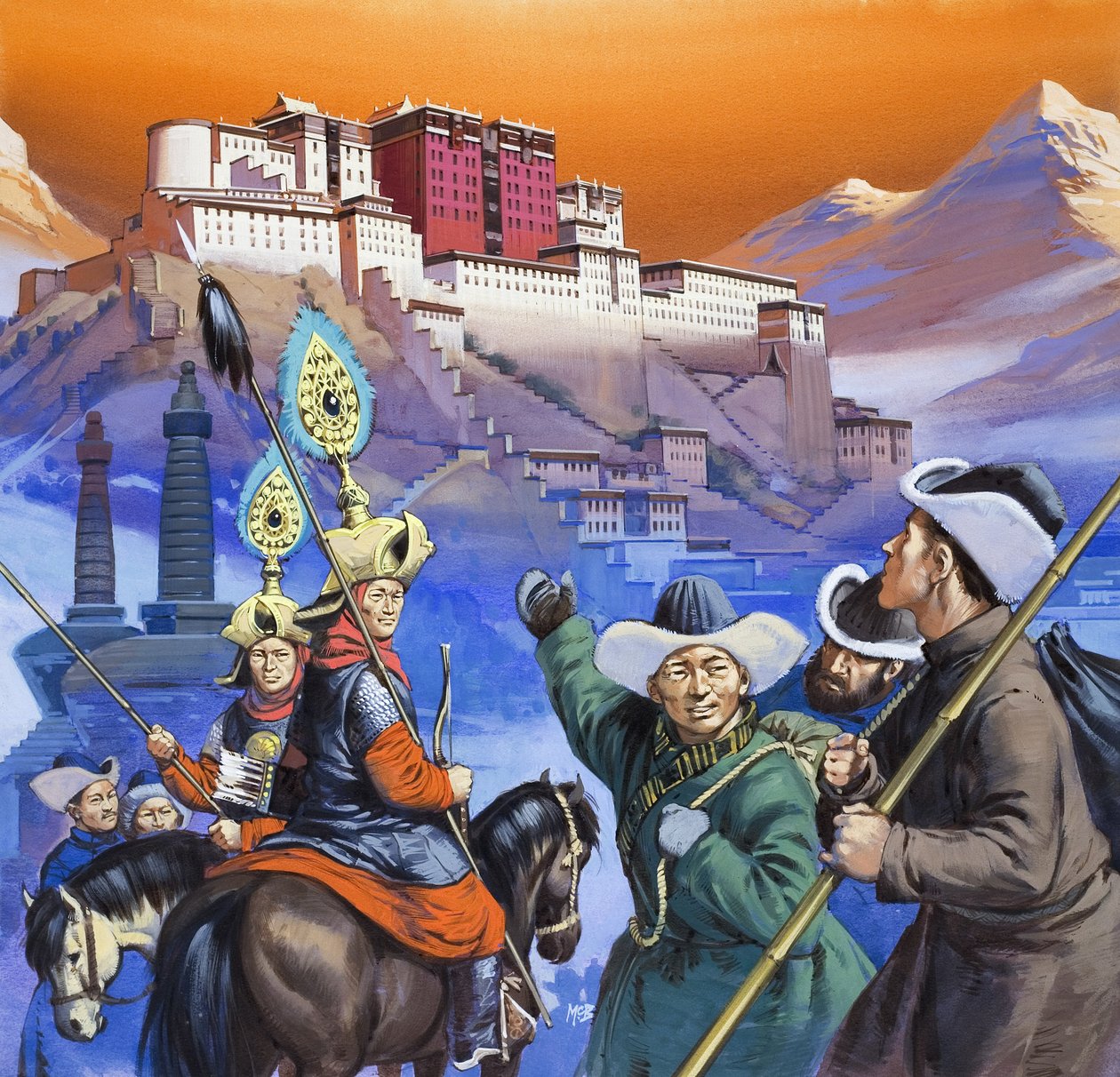 Tibet von Angus McBride