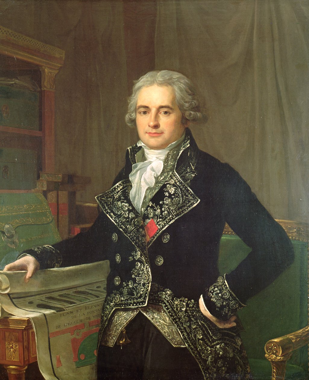 Porträt von Jean Antoine Chaptal (1756-1832), Comte de Chanteloup von Anicet Charles Lemonnier