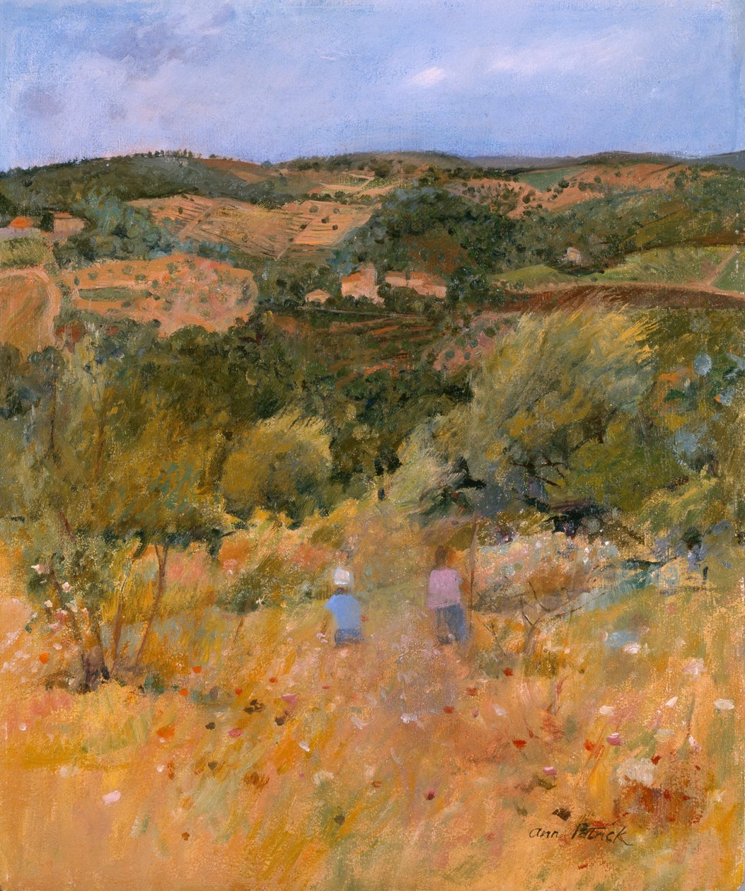 Landschaft bei Siena, 1994 von Ann Patrick