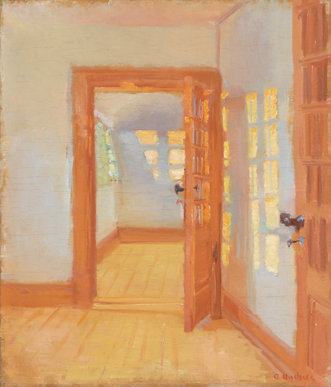 Brøndums Anbau von Anna Ancher