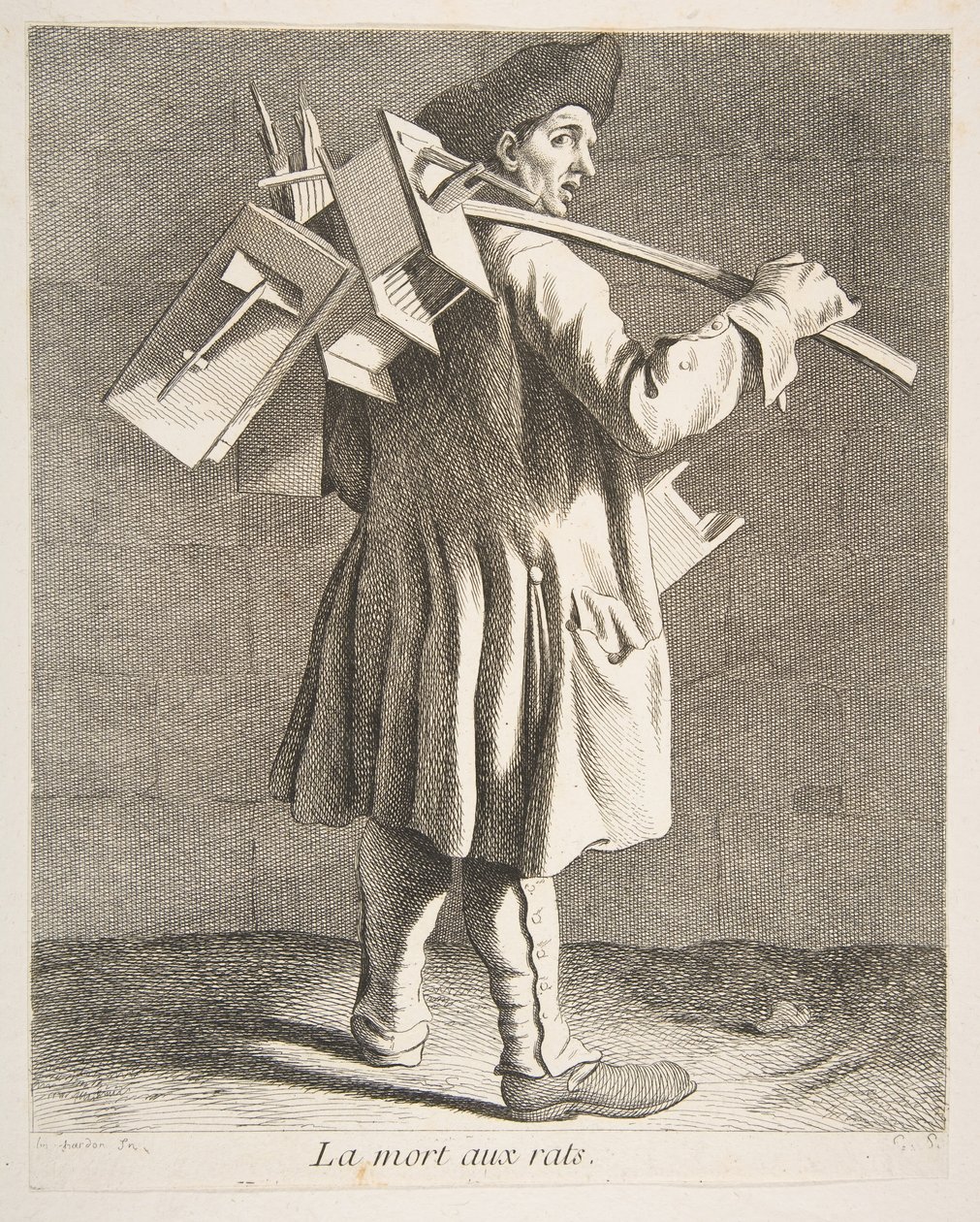 Der Rattenfänger, 1746 von Anne Claude Philippe de Caylus