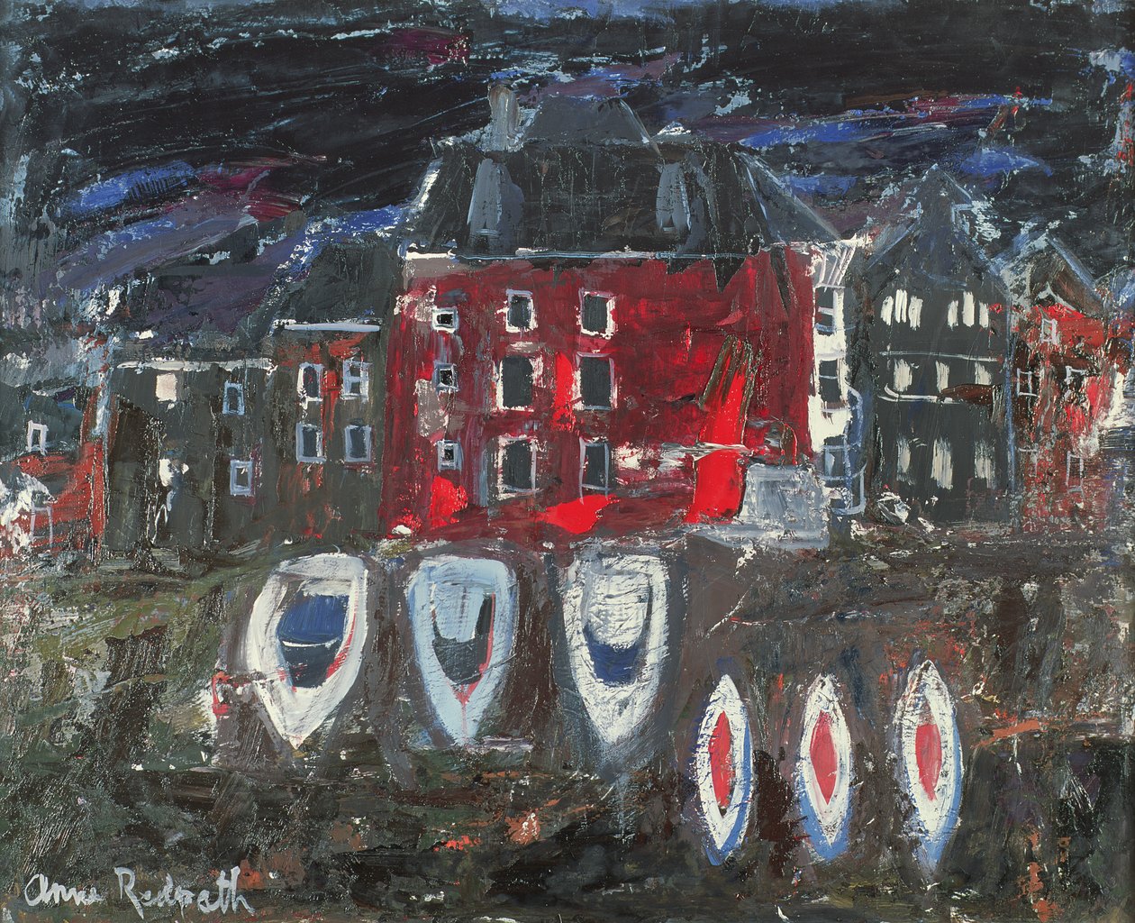 Werft, Amsterdam von Anne Redpath