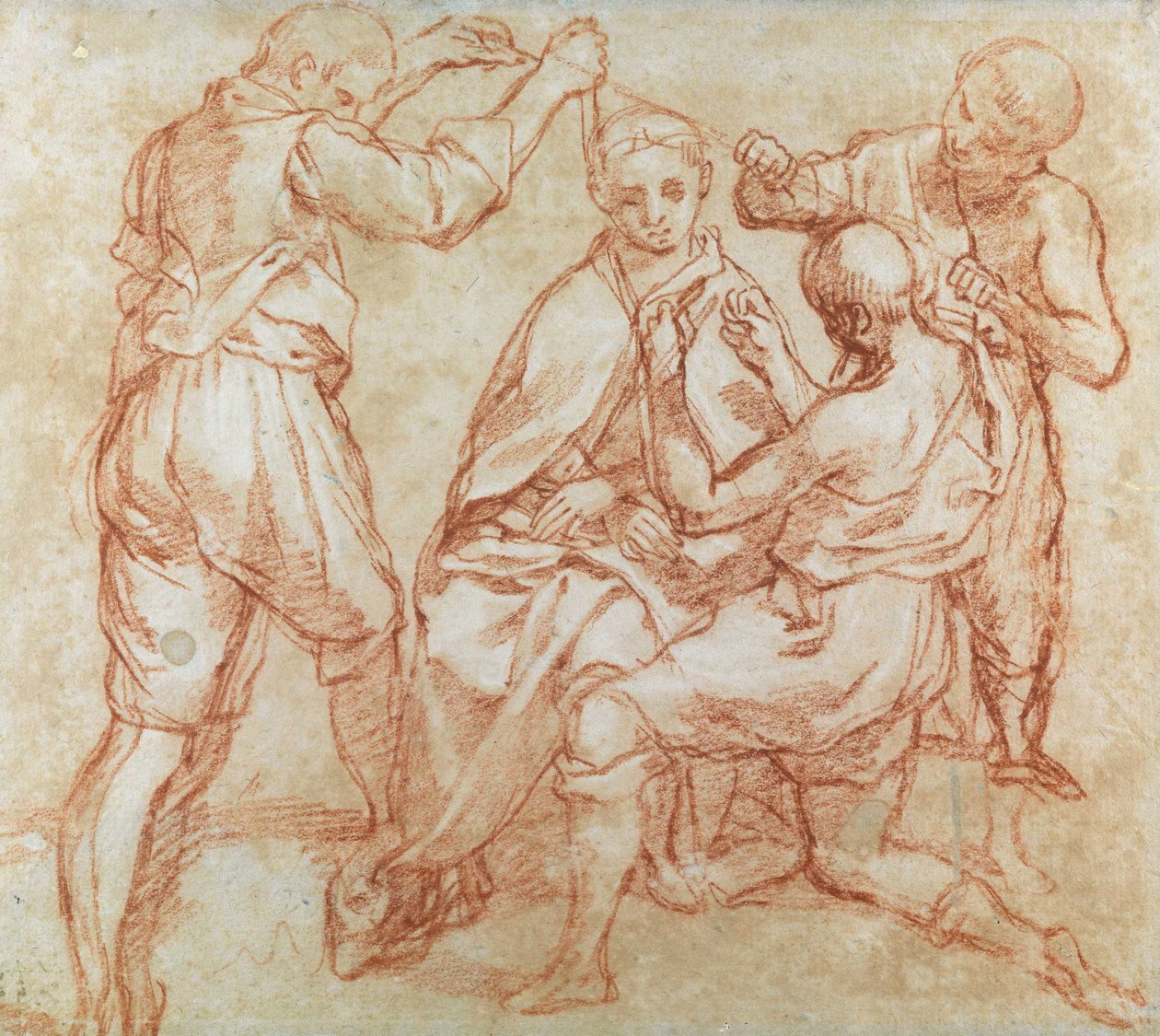 Männliche Figuren von Annibale Carracci