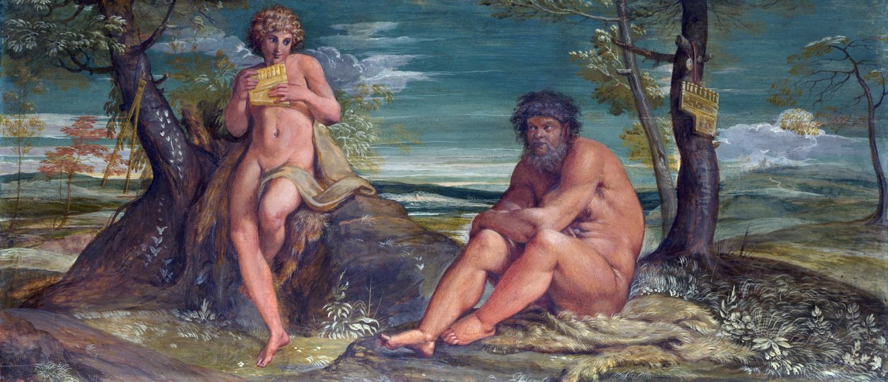 Marsyas und Olympus von Annibale Carracci
