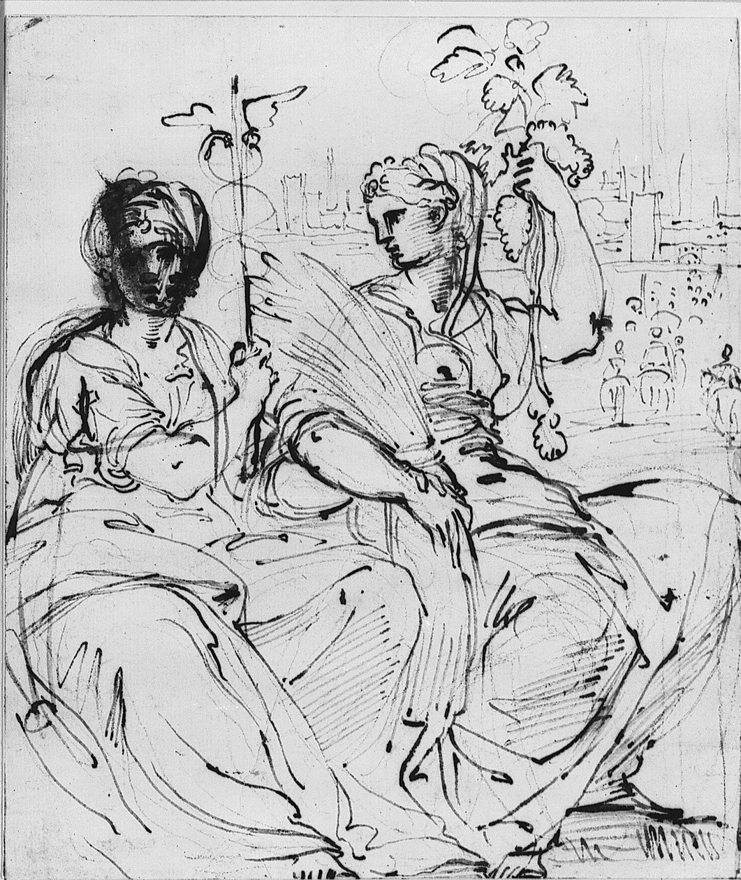 Überfluss und Glückseligkeit von Annibale Carracci