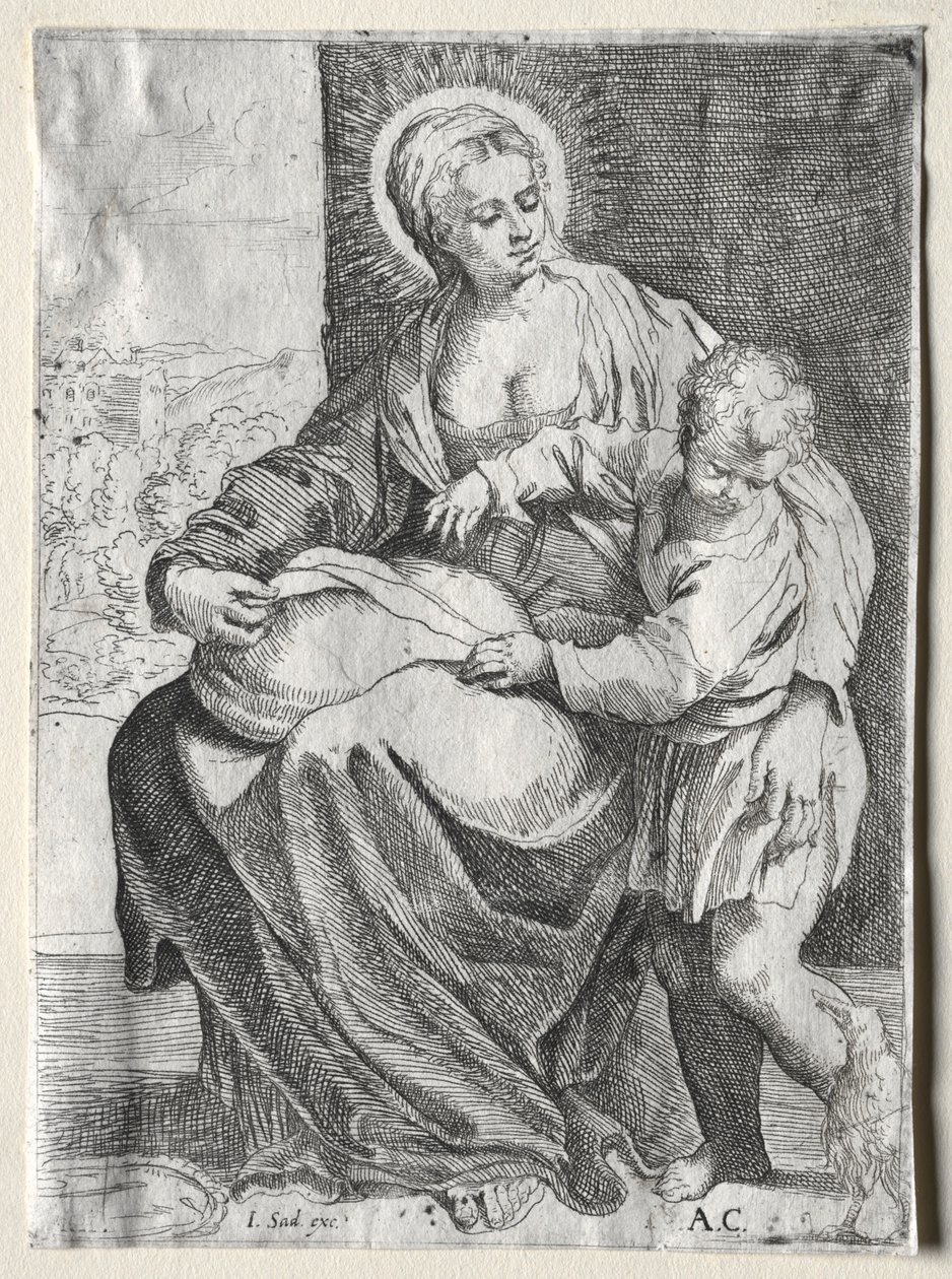 Madonna mit dem weißen Raben, 1500er von Annibale Carracci