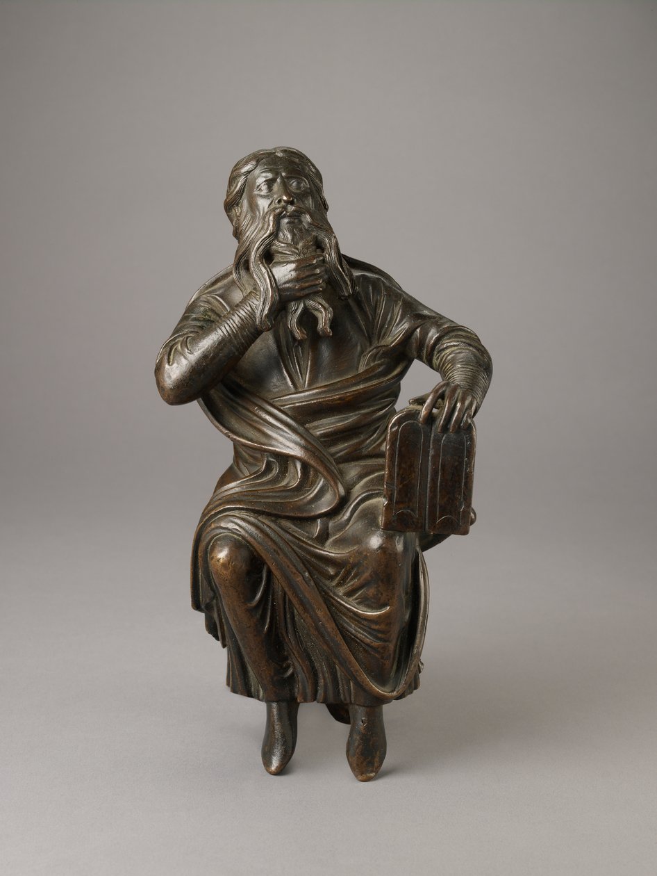 Moses, wahrscheinlich 12. Jahrhundert (Bronze) von Unbekannt Unbekannt