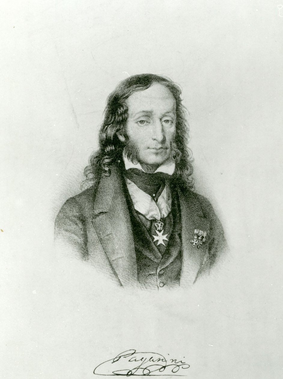 Niccolò Paganini (1782-1840) von Unbekannt Unbekannt