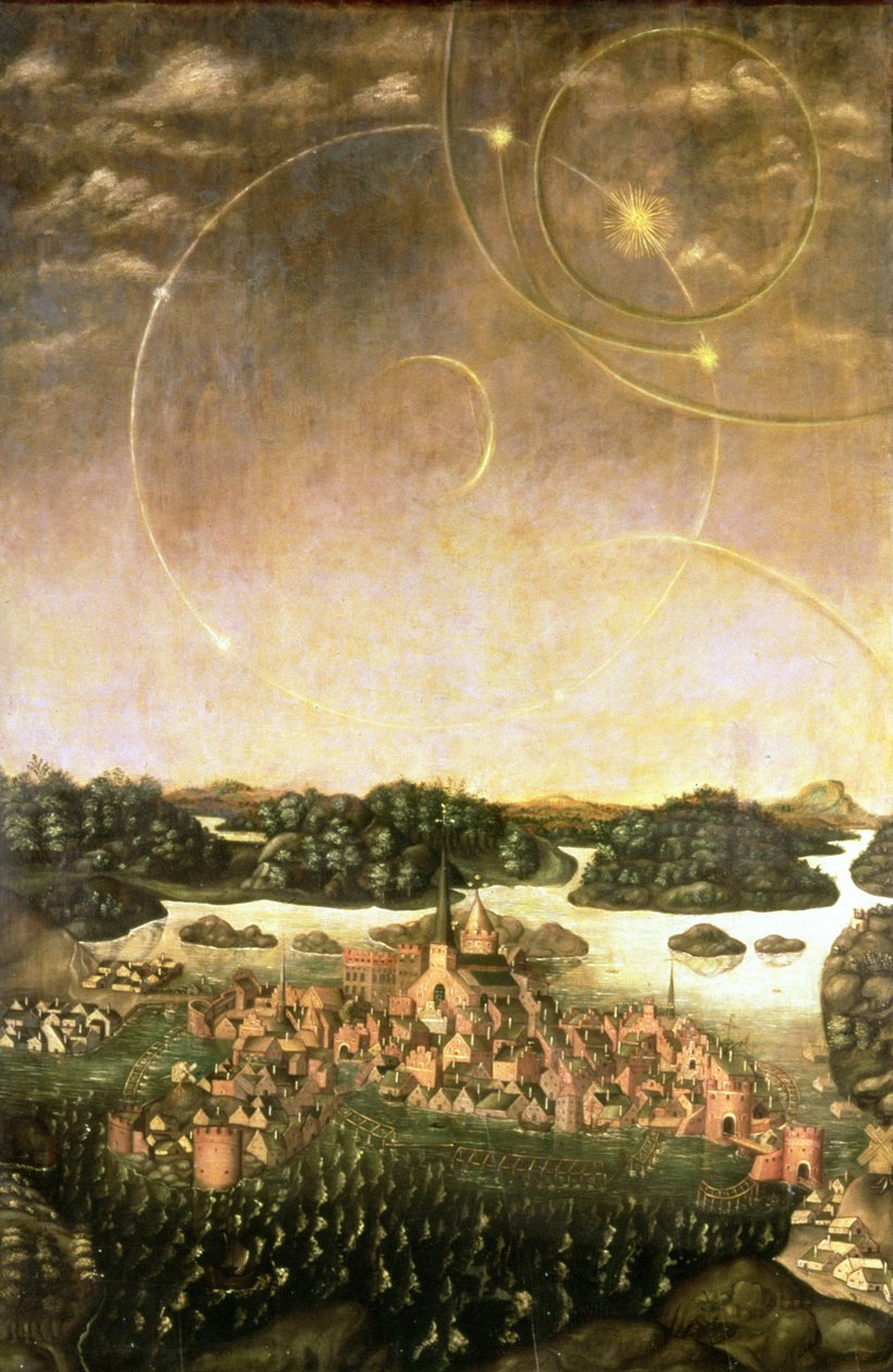 Planetarische Bahnen, 1535 von Unbekannt Unbekannt