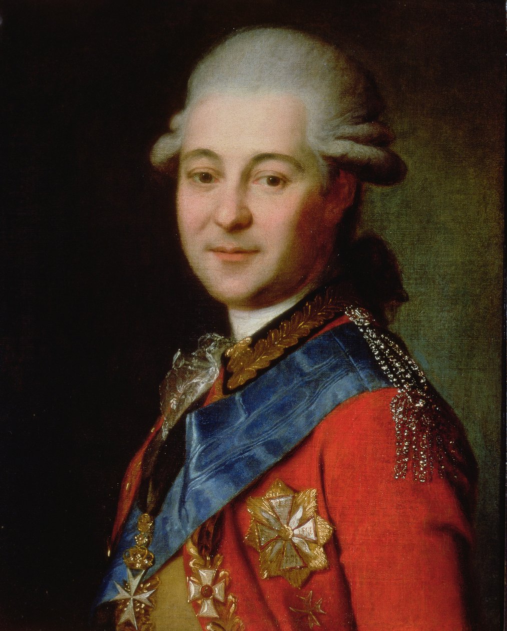 Porträt von Semeon Gavrilovich Zoric, Ende des 18. Jahrhunderts von Unbekannt Unbekannt
