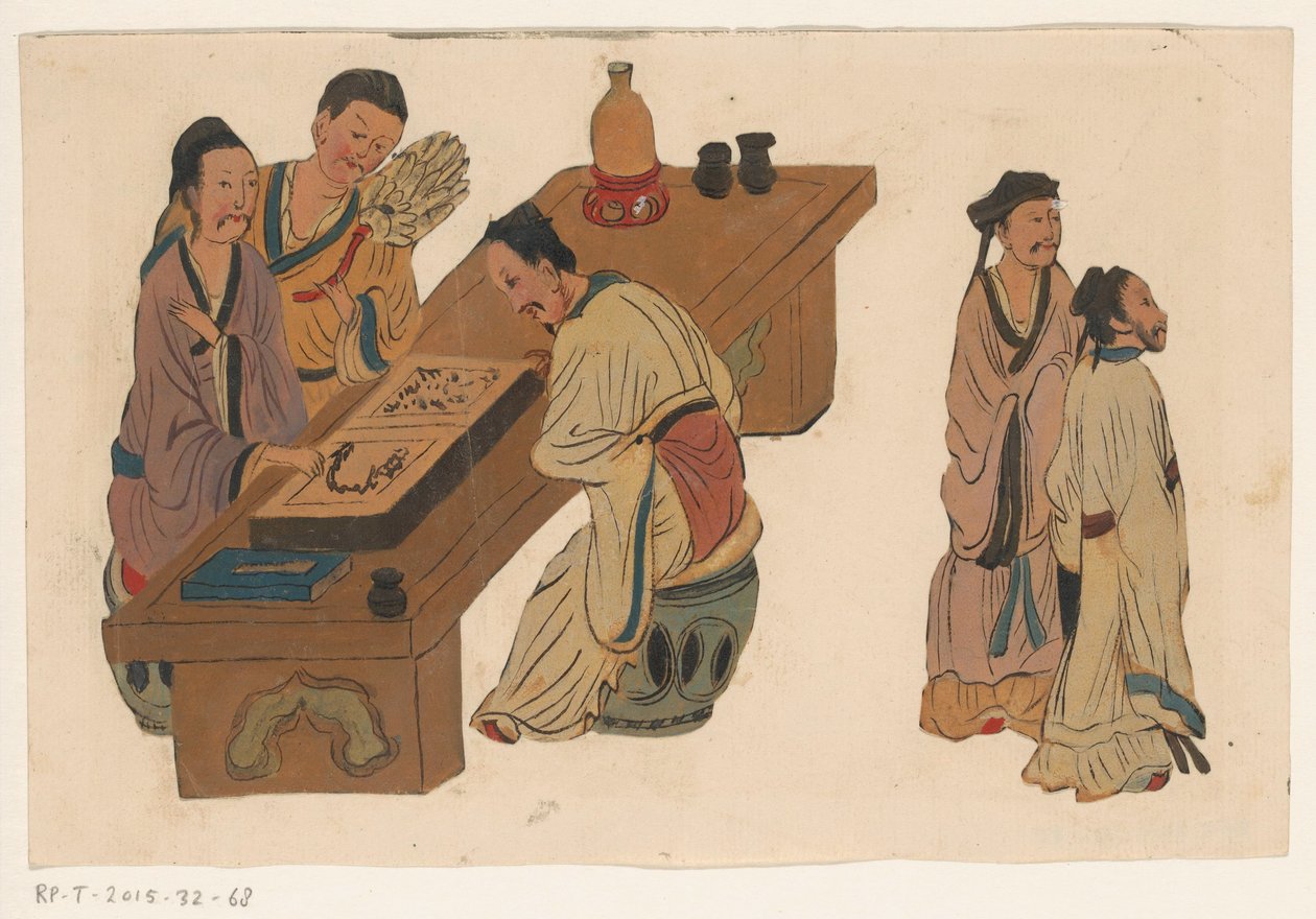 Chinesischer Buchverkäufer von Anonymous
