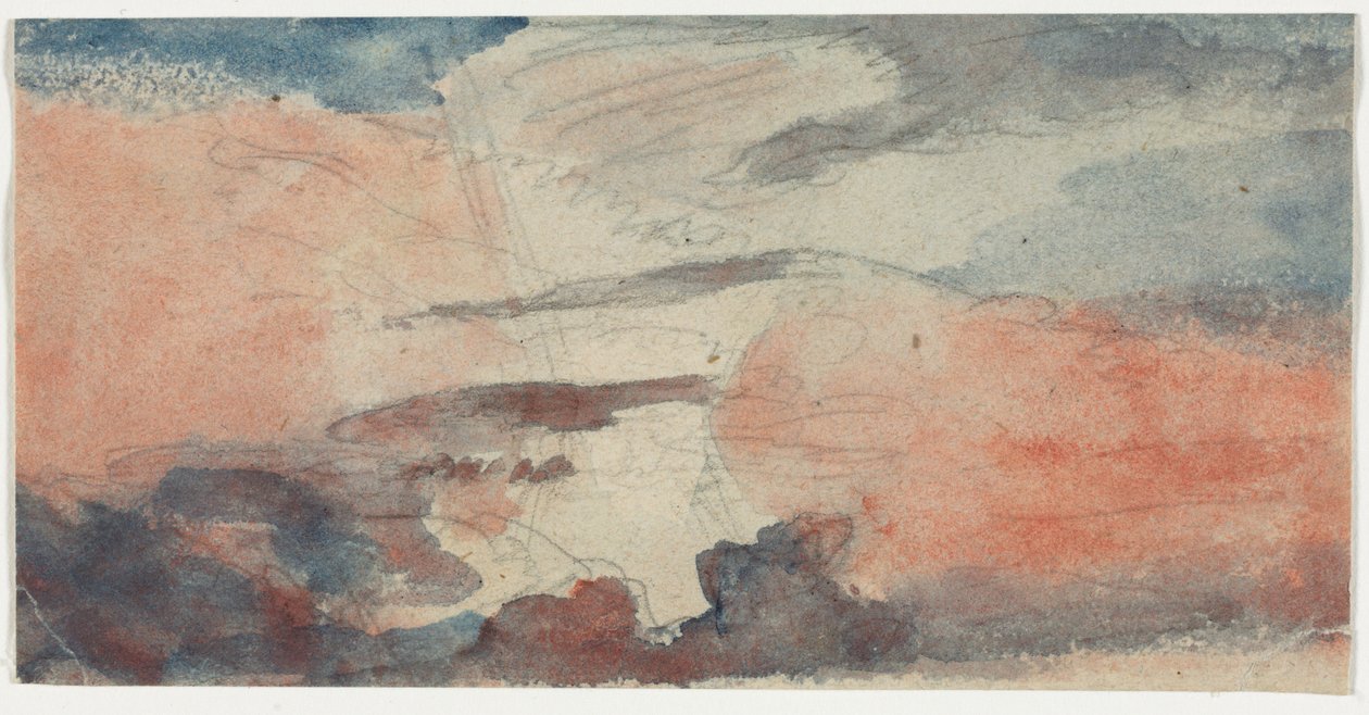 Wolkenstudie von Anonymous